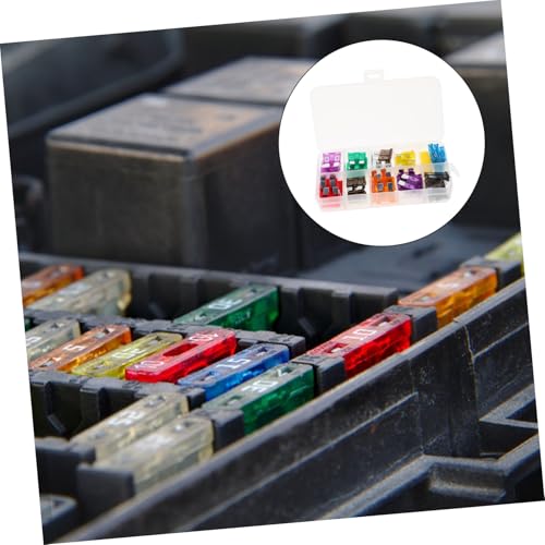 Kit de 50 fusibles mini automotrices para auto, RV, camión, motocicleta y SUV, protección contra sobrecarga y fácil reemplazo miniatura 7