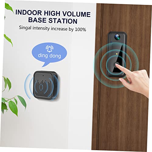 DOITOOL 4 Pcs campainha câmera wi-fi câmera sem fio para casa visão noturna vídeo Wifi plástico