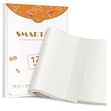 SMARTAKE 120 hojas de papel de pergamino, papel de pergamino precortado de 16 x 24 pulgadas para hornear, papel de pergamino antiadherente, pulpa de madera natural, para freidora de aire, parrilla al
