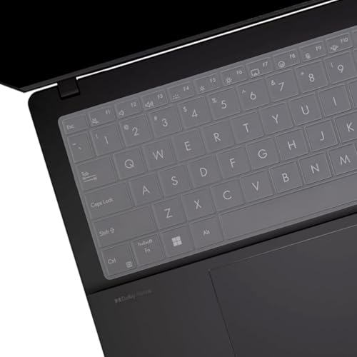 Image of Saco Keyboard Cover for 2025 ASUS Expertbook P1 P1503 & Expertbook B1 B1503 15.6 Inch Laptop | Anti-Spill, Ultra-Thin Keyboard Protector