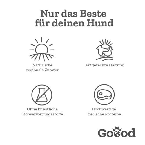 Goood Adventskalender - Getreidefreie Snacks, Ideal zum Verwöhnen, Ohne Zuckerzusatz und Zusatz von Konservierungsstoffen, DREI Verschiedene Sorten köstlicher Hundeleckerlies