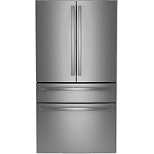 Profile 29 cu. ft. Smart 4-Door French-Door Refrigerator Stainless Steel w/Door in Door, Dual-Dispense AutoFill Pitcher