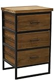 Style industriel : La commode en bois recyclé et métal de la collection LOFT apporte une touche industrielle et moderne à votre intérieur
