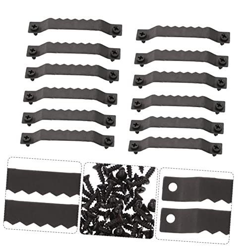 Image of Homoyoyo 100pcs Serrated Picture Hanger Hooks for Easy Picture Hanging Wall Art Hardware for Home Office and School Use Non-Deformation and Impact Resistant