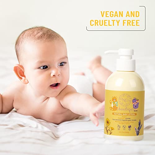 Nü Boutìq Organic Vegan Baby Lotion, Moisturizing And Calming Kids Body Lotion With Calendula Lavender For Delicate Skin, Newborns All Skin Types (300G), 10.60 Fl Oz (Pack Of 1) #TOP2