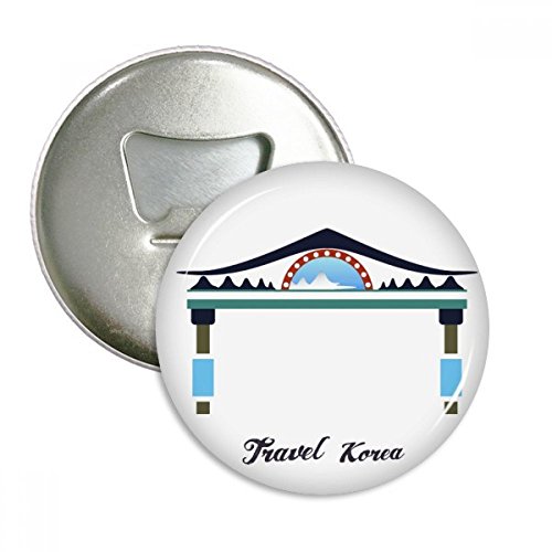 Cadeau Memorial Arch Corée lot de 3 décapsuleurs aimantés ronds - 2