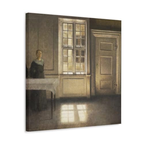Impression sur toile Vilhelm Hammershoi Strandgade 30x30 cm