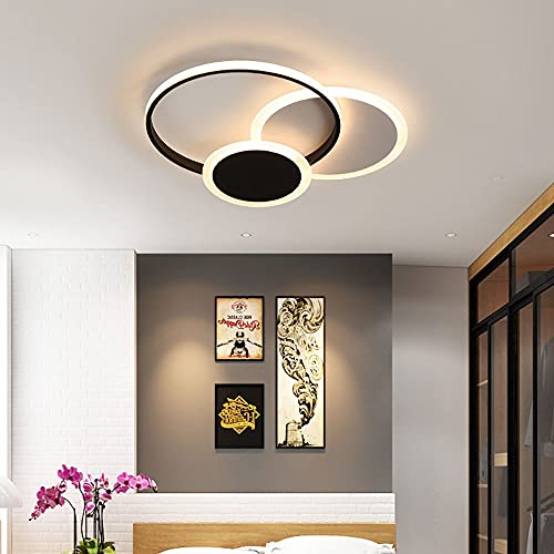 Plafonnier LED dimmable 39W télécommande contre fatigue visuelle - 5