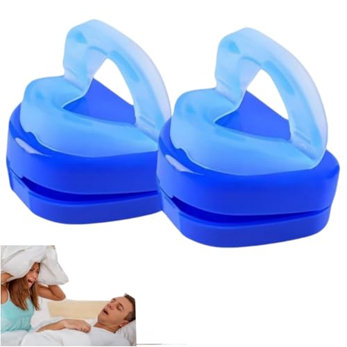 Protectores bucales antirronquidos: Seguros y eficaces para reducir los ronquidos, ayudándole a disfrutar de un sueño reparador. (2 pc)