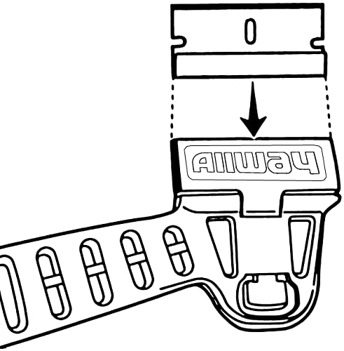 Image of ALLWAY RKW2 Razor Wallpaper Knife | Easy Blade Changes, Ergonomic Handle