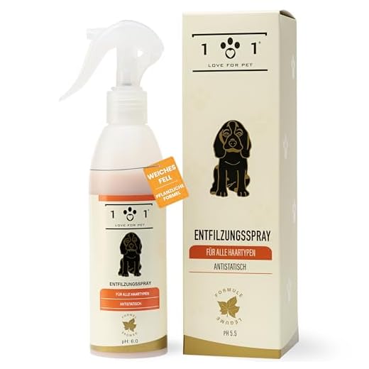 Natürliches Entfilzungsspray für Hundebesitzer