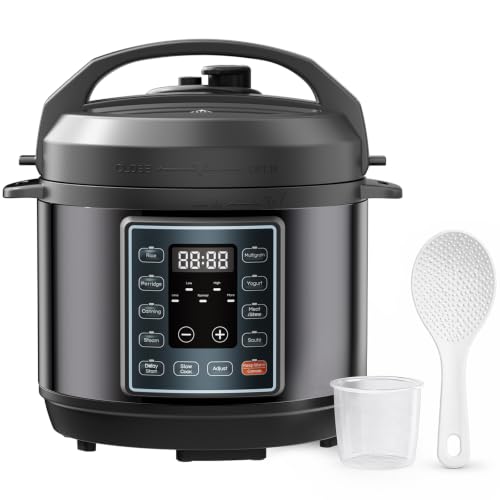 Image of DUMOS 10-In-1 Electric Pressure Cooker, 3QT Stainless Steel Multi-Cooker