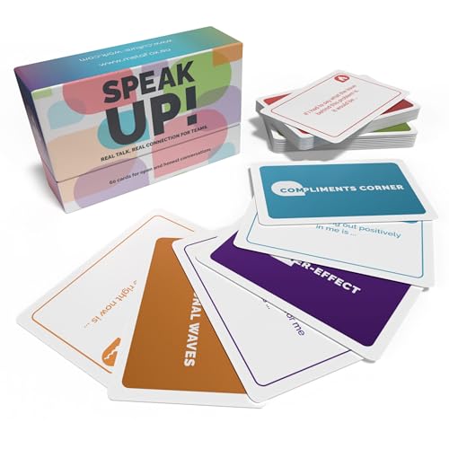 metaFox "Speak Up Card Deck for Teams - 60 Motivational