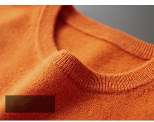 Merino Wool Men's Sweater O-Neck Knitted Long-Sleeved Men's Pullover Basic Solid Color Casual Fashion Men's Top4