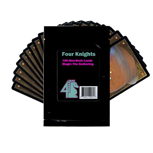 Four Knights: MTG TCG Non-Basic/Special Land Booster Pack 100 Cards Compatible with Magic