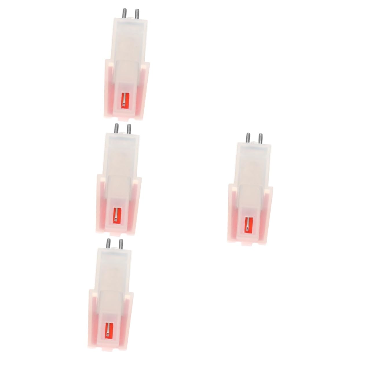 BESTonZON 4pezzi Turntable Stylus Needle Testina Magnetica Per Disco Vinile Puntina Di Ricambio Per Giradischi Accessorio Per Fonografi Facile Installazione e Suono