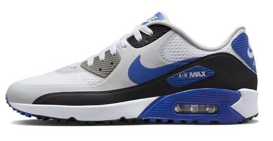 Nike Men's Air Max 90 G Golf Shoe TB White/Game Royal-Black (DX5999 141) - 11