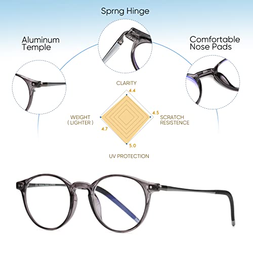 Image of Exquisite Ultra-light Progressive Multifocus Reading Glass Women Blue Light Blocking Multifocal Readers