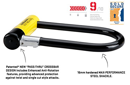Kryptonite New-U New York Standard Heavy Duty Bicycle U Lock Bike Lock