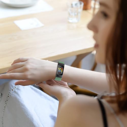 5 Correas Elásticas de Nylon para Fitbit Charge 5 y 6 miniatura 7