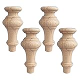 Photo Gallery 4 pezzi gambe per mobili in legno massello di colore antico, piedini per mobili tipo di zucca, gambe di ricambio per divano con viti, per armadi tv (a) Photo Gallery 4 pezzi gambe per mobili in legno massello di colore antico, piedini per mobili tipo di zucca, gambe di ricambio per divano con viti, per armadi tv (a)