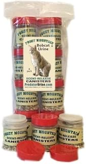 Foggy Mountain Bobcat Urine Scent Release Canisters - 8pk