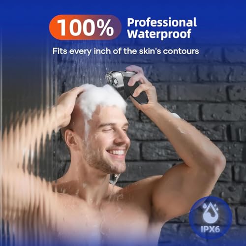 Image of kensen 7D Head Shaver Replacement Head - Electric Shaver Replacement Head 7 Heads for Bald Men Wet and Dry for kensen Series S32 Head Shaver