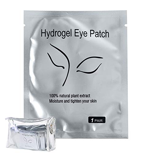 Under Eye Pads, 100 Pairs Lint Free Lash Extension Eye Gel Patches for Eyelash Extension Eye Makeup