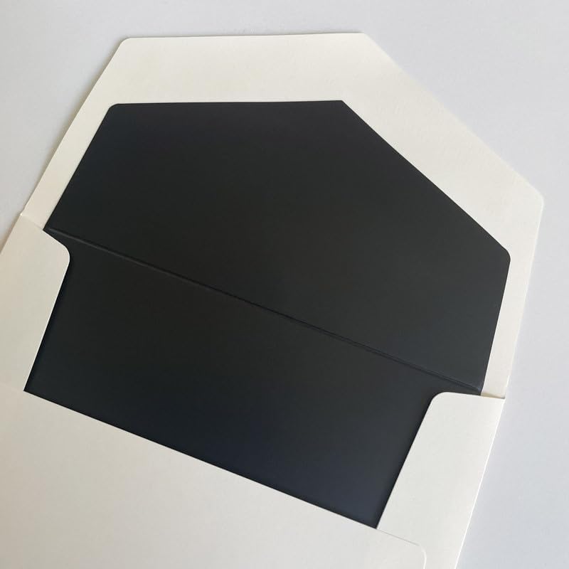 Del Mar Monogrammed Flat Cards - Raised Ink Stationery