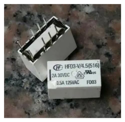 Relé HFD3-V de 8 pines con conmutación precisa TX2-2A