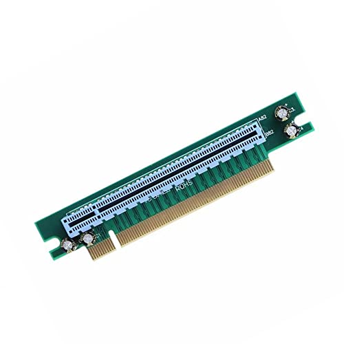 SaiDian 1Pcs PCI-E Express 16X 90 Degree Adapter Riser Card PCI Express 90-Degree Right-Angled Riser Adapter Card for 1U Computer Server Chassis