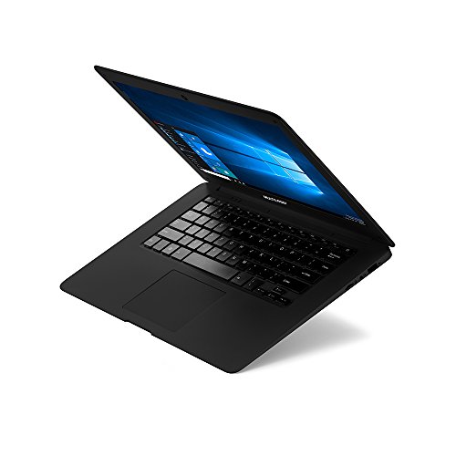 Notebook Legacy com licença perpétua Microsoft Office, Intel Quad Core Atom Z8350, RAM 2GB, 64GB (32+32SD) , Tela de 14″ HD Windows 10, Preto, Multilaser – PC107