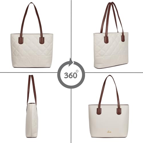 Image of Lavie Women's Colourblock Jossie Tote Bag | Tote Bag for Work | Ladies Purse | Stylish Shoulder Bag | Gift for Women