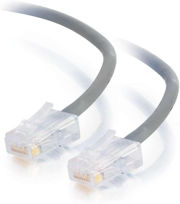 C2G 15ft Cat5e Non-Booted Unshielded (UTP) Network Patch Cable (Plenum Rated) - Gray