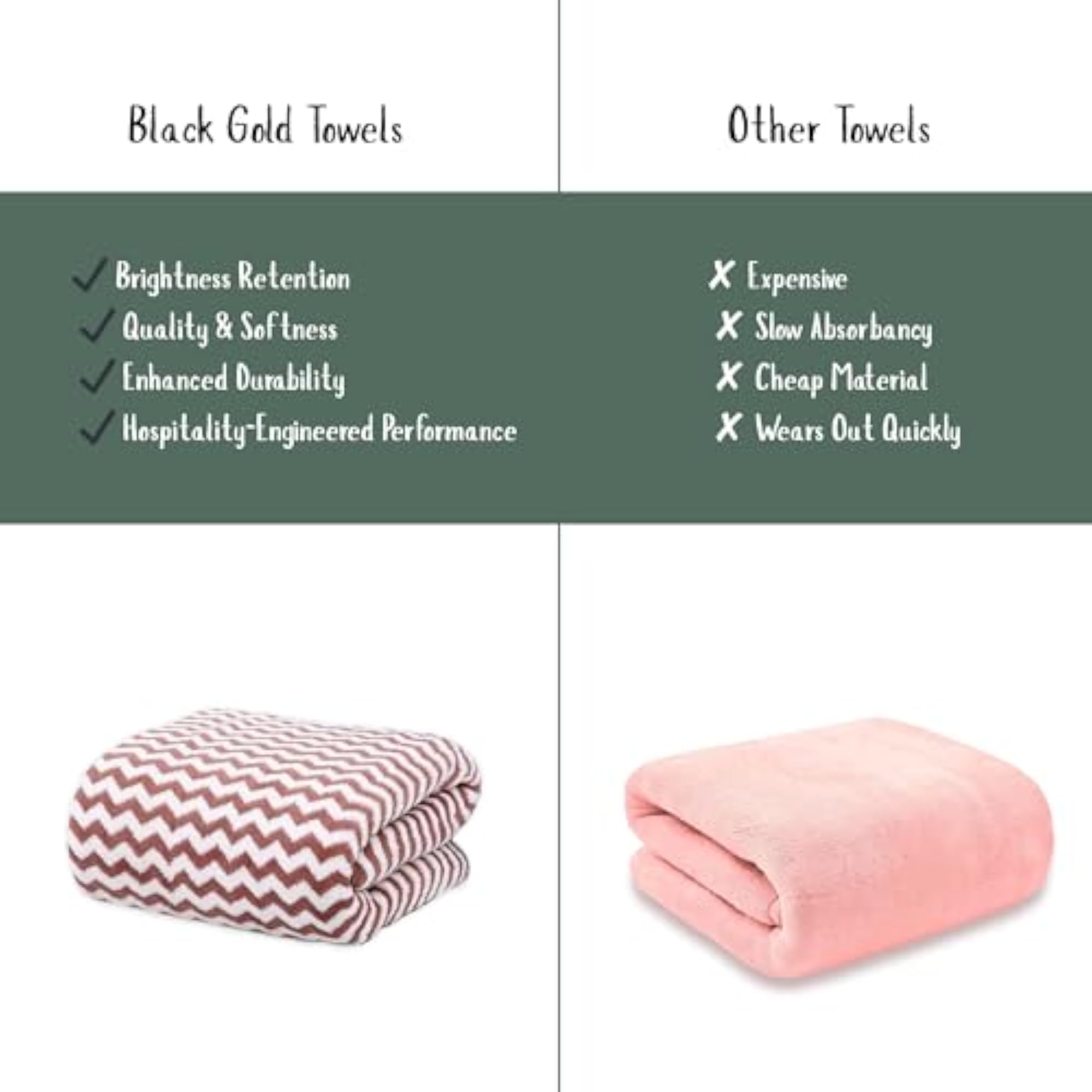 Microfiber Zigzag Bath Towel, Soft & Quick Dry