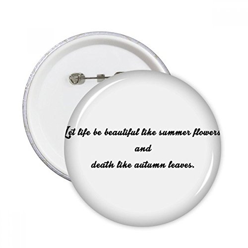 Badge bouton rond poésie grand format l multicolore estival