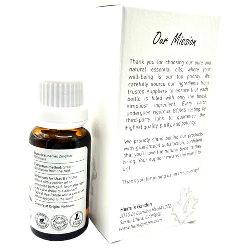 Aceite Esencial de Jengibre Hami's Garden 20 mL miniatura 6