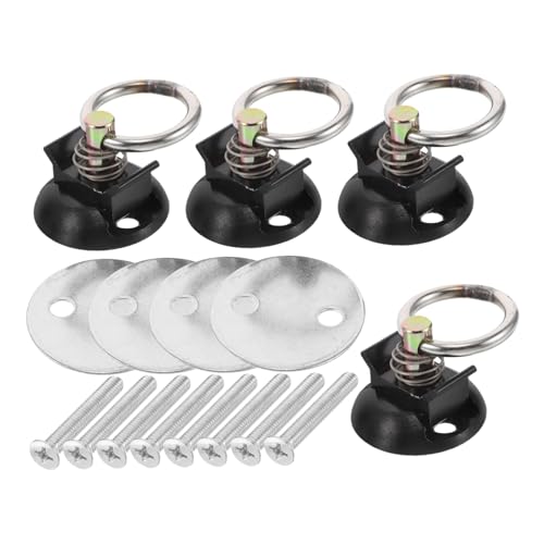 Alipis 4pezzi Accessori Per Rimorchi Kit Di Ancoraggio Per Frigoriferi Occhiello Di Ancoraggio Per Montaggio Su Cingoli Per Camion Punti Di Per Cassone Di Camion Montaggio Su Cingoli Punt