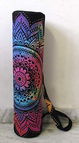 Indian Craft Yoga Mat Carrier Bag w/Shoulder Strap - Image 3