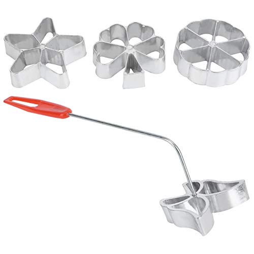 4 piezas de pasta de molde de pastel, molde de postre, fabricante de gofres modelado de panadería