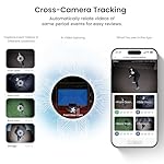 AOSU Security Cameras Outdoor Wireless, 2 Cam-Kit, No Subscription, Solar-Powered, Home Security Cameras System with 360° Pan & Tilt, Auto Tracking, 2K Color Night Vision, Easy Setup, 5G & 2.4G WiFi - Image 4