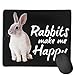 Produktbild Rabbits Make Me Happy Locking Mouse Pad Anti-Slip Personality Gaming Rubber Mousepads