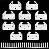 HONSNkS Drawer Track Guides - Replacement Parts with Screws for Dressers, Hutches and Drawer Systems (10 Pieces)