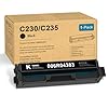 C230 C235 Black Toner Cartridge (with Chip) – 1 Pack C230/C235 Ink Cartridge, 006R04383 Toner Replacement for Xerox C230 C235 Color Printer