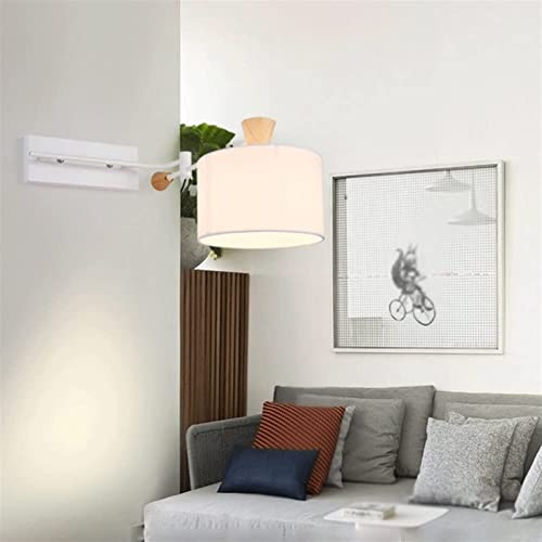 Lámpara de pared negra para lectura moderna en el dormitorio 3