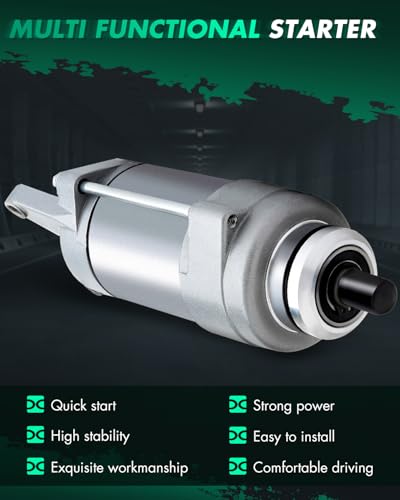 Image of SCITOO Starters New Compatible for Yamaha for Motorcycles Virago XV700 1984-1985 696cc XV750 1981-1983 749cc XV750 Midnight 1983 749cc XV920 1981-1983 920cc XV920R 1981-1982 920cc 18727N SMU0072