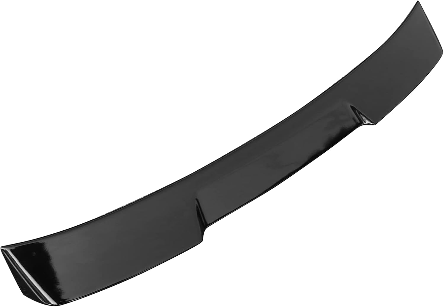IKON MOTORSPORTS, Roof Spoiler Compatible with 2022-2026 Honda Civic 11th Gen 4-Door Sedan, IKON Style Gloss Black ABS Plastic Rear Window Visor Spoiler Wing
