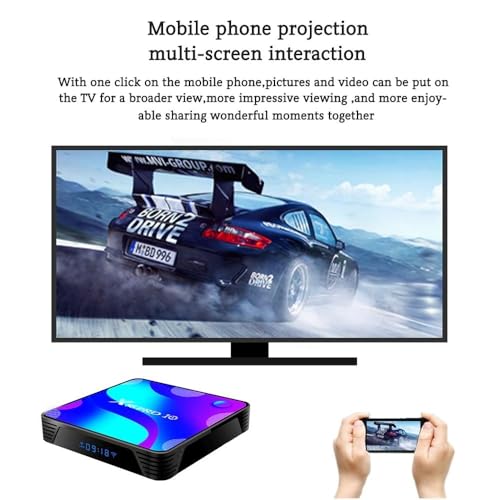 TV Box Android 10.0 DrPhone GPU2 streaming fluide 4K Dual Band - 5