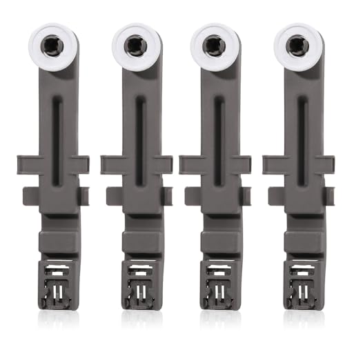 [Upgraded] W10571738 Dishwasher Upper Dishrack Adjuster and Wheel Assembly fit for Maytag/Whirlpool Dishwashers Replace WPW10571738 3449627 AP6023130 PS11756470 (4 Pack)