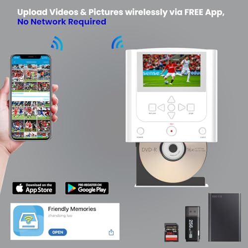 image for Clariviews VHS to DVD Recorder, VCR to DVD Recorder-Convert Photos and